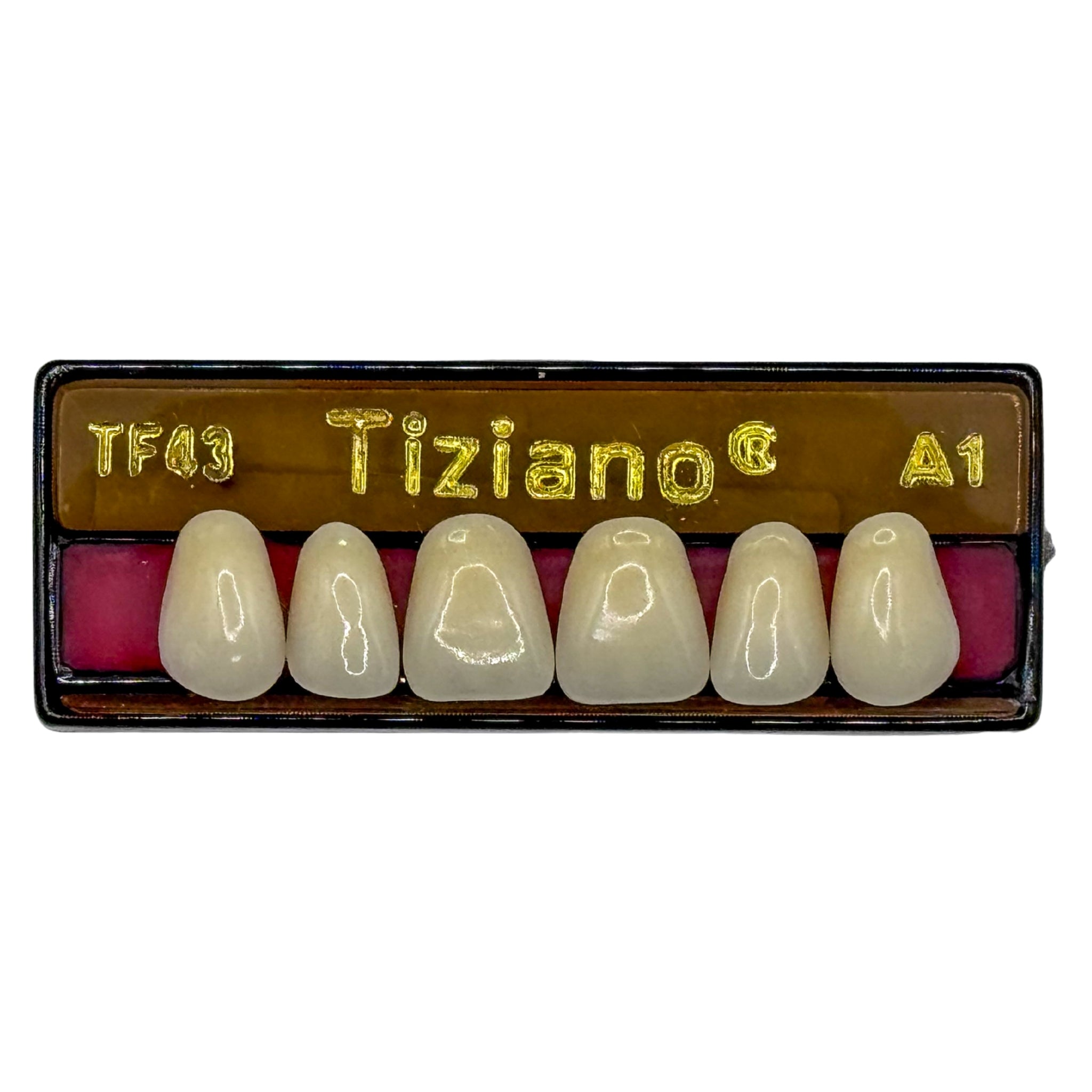Dientes tiziano x 6 sa TF43 col A1