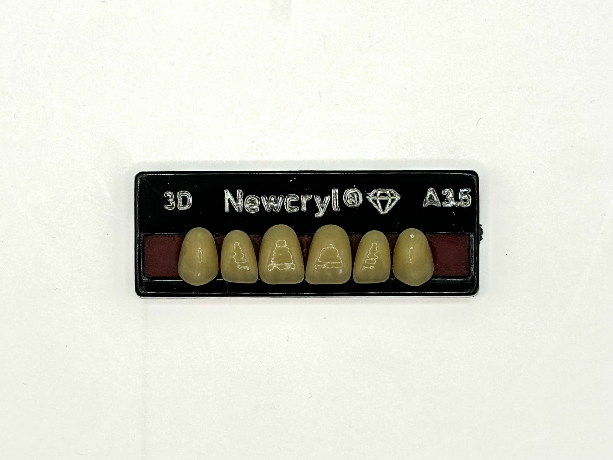 Dientes newcryl x 6 sa 3d col a3