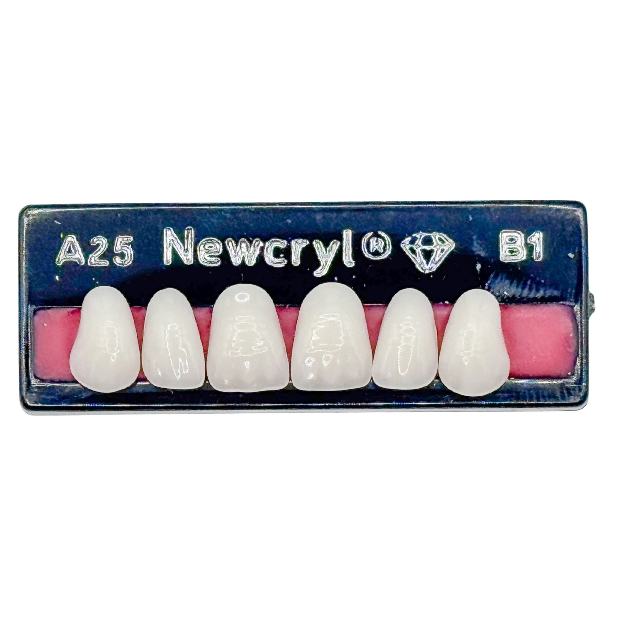 Dientes newcryl x 6 sa a25 col b1