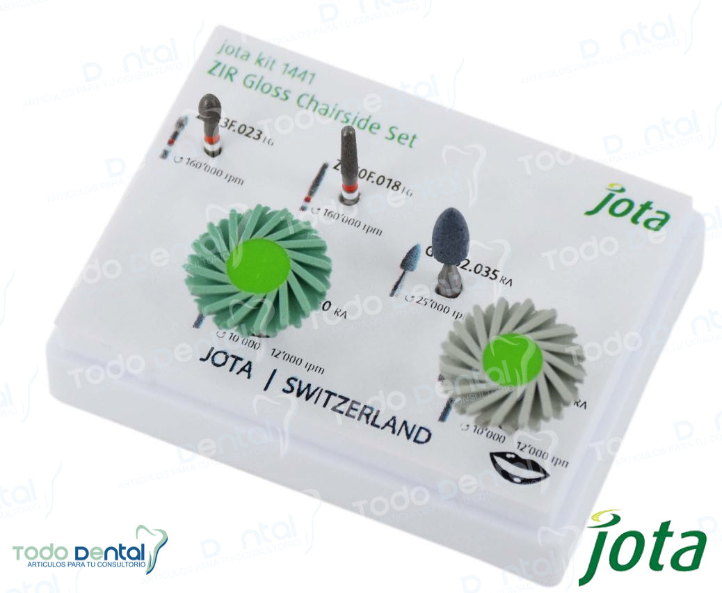Kit fresas de zirconia gloss