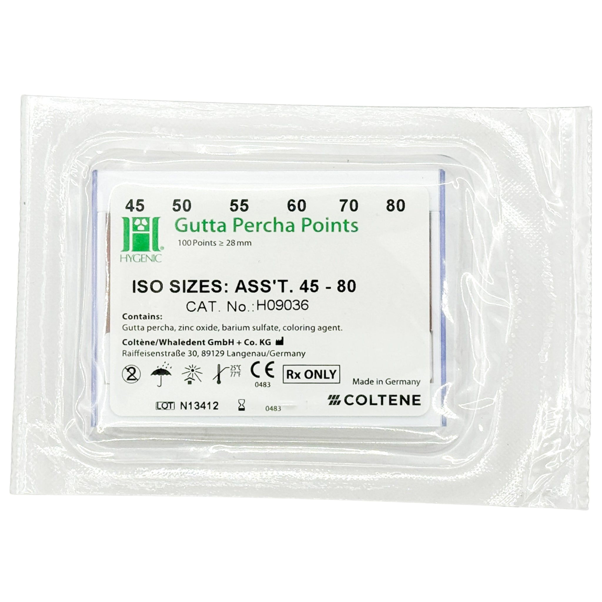 Puntas de gutapercha Hygenic Coltene