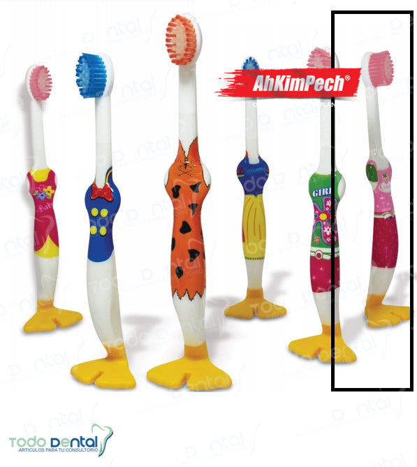 Cepillo patitas fresita