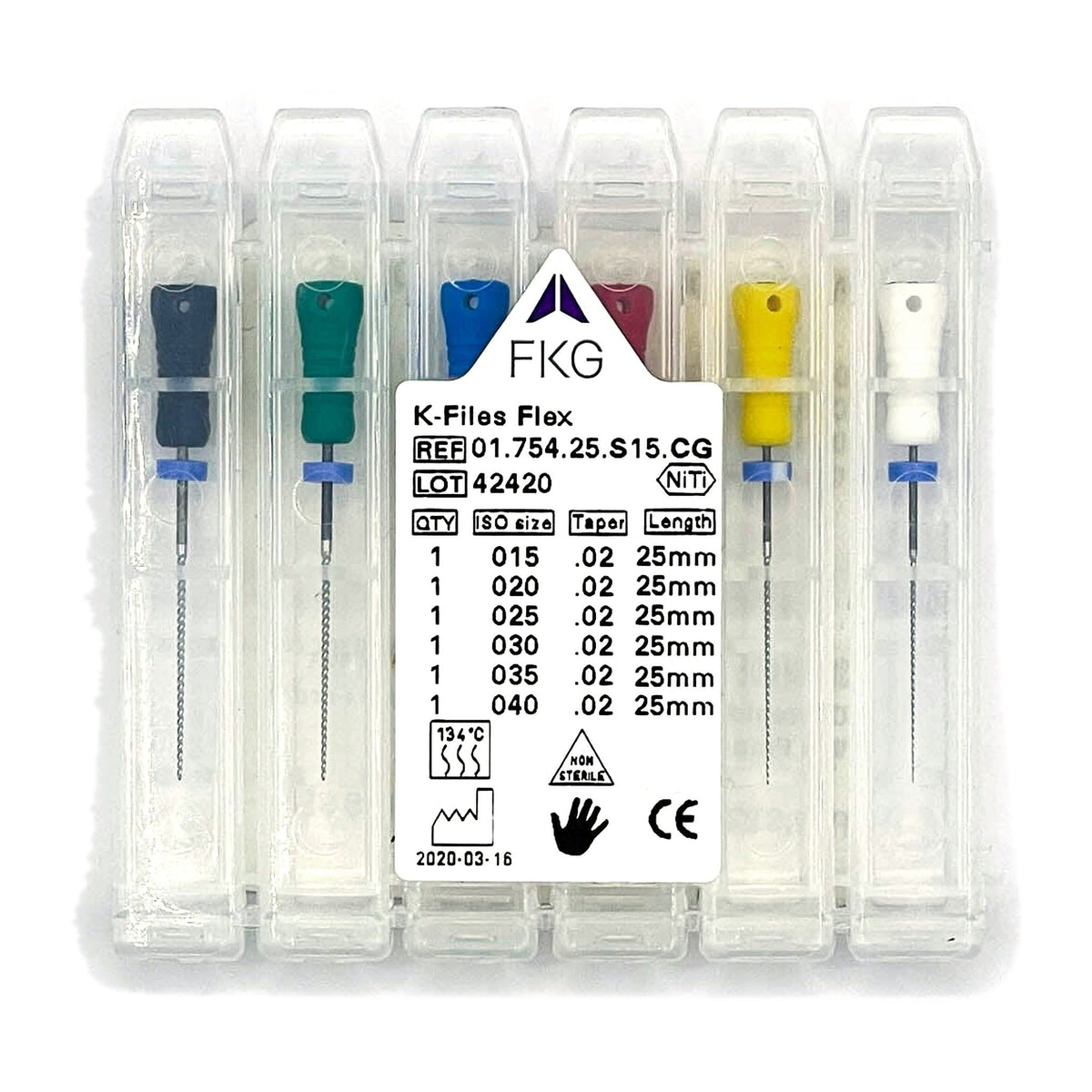 Limas K-Flex NiTi #15-40 FKG c/6