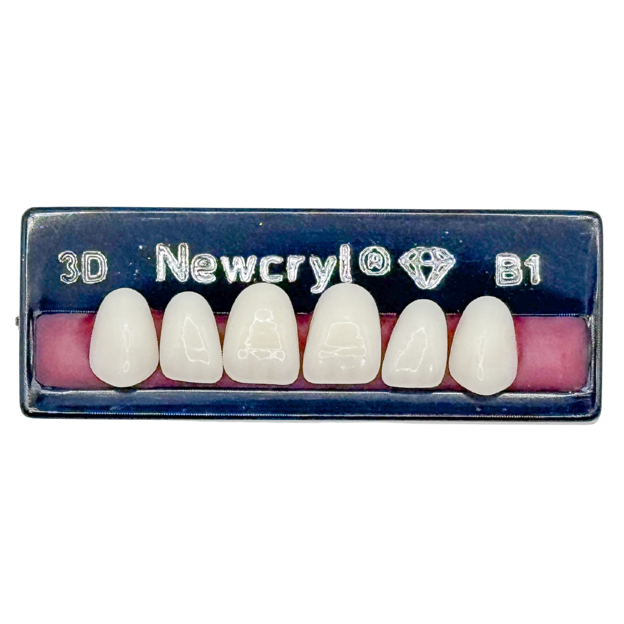 Dientes newcryl x 6 sa 3d col b1