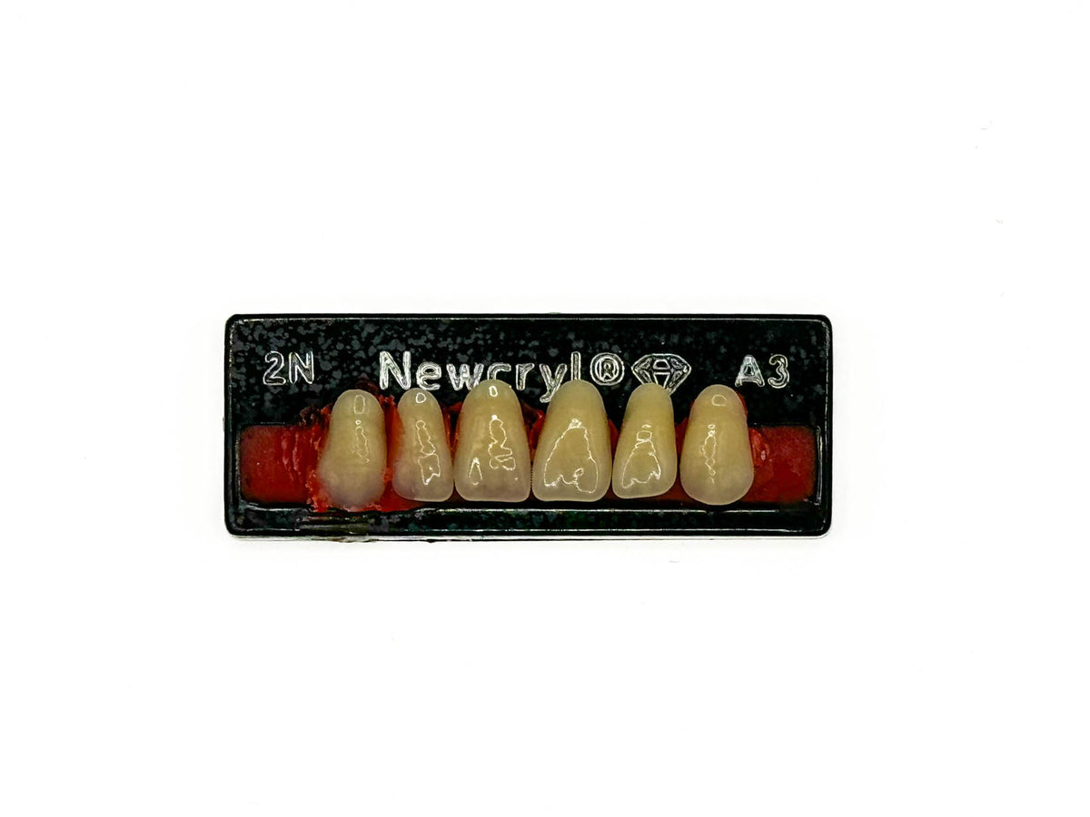 Dientes newcryl superior anterior moldes chicos y medianos