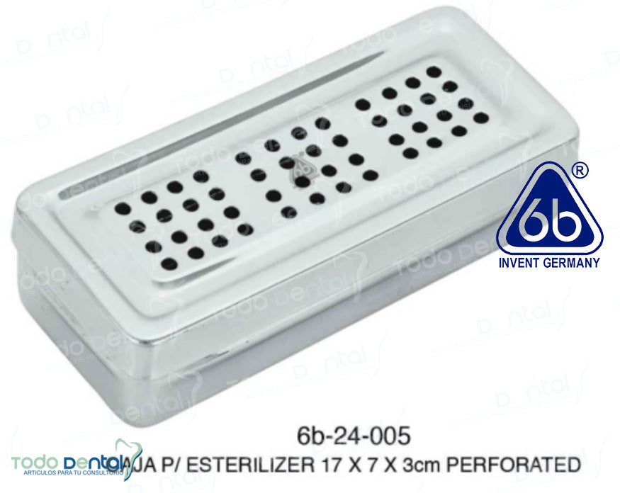 Caja p/ esterilizar lisa 6B Invent