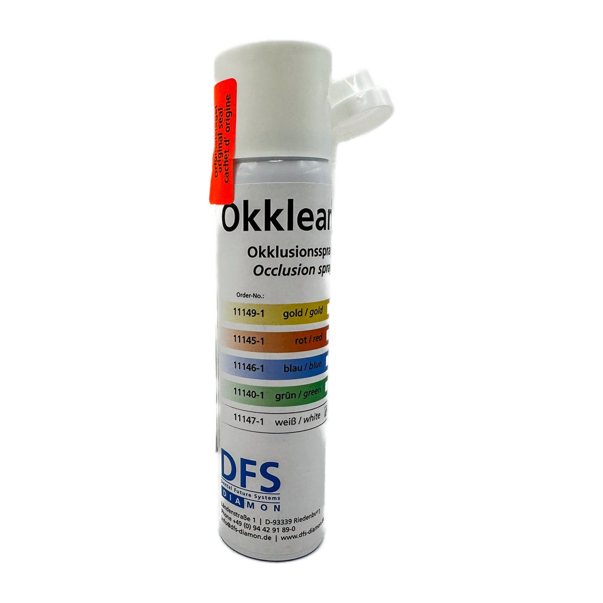 Okklean spray de oclusion blanco no inflamable 75 ml p132 l