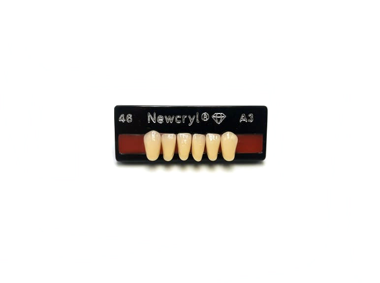 Dientes newcryl inferior anterior
