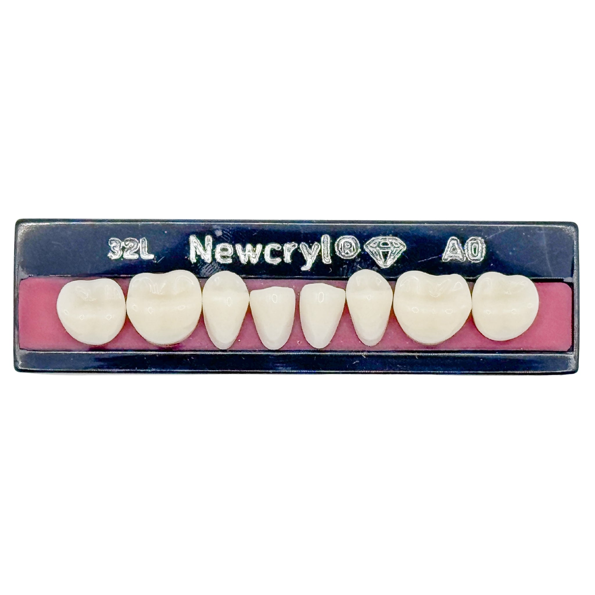 Dientes newcryl x 8 ip 32l col a0