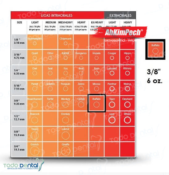 Liga buffalo 6 oz. 3/8