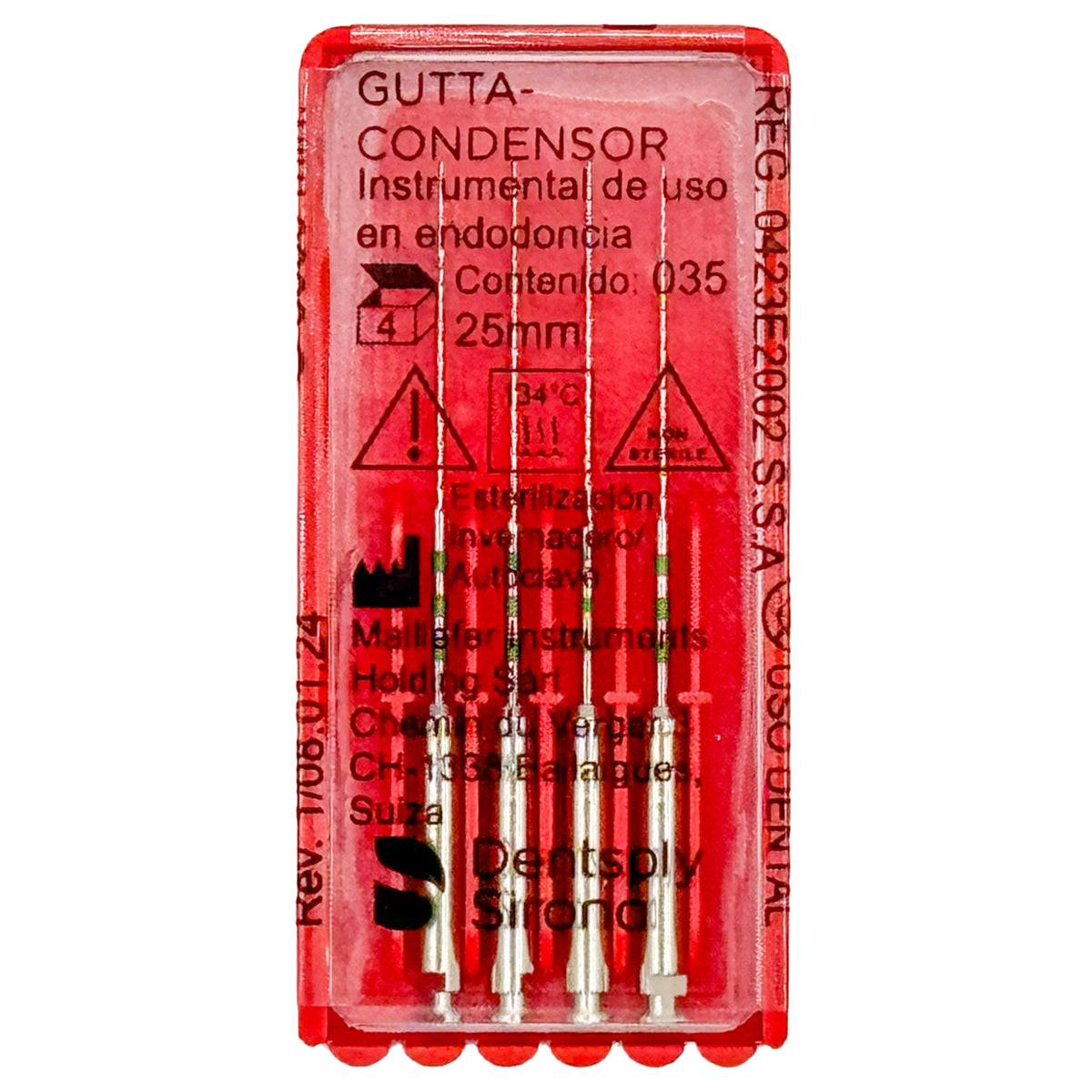 Gutta-condensador Dentsply c/4