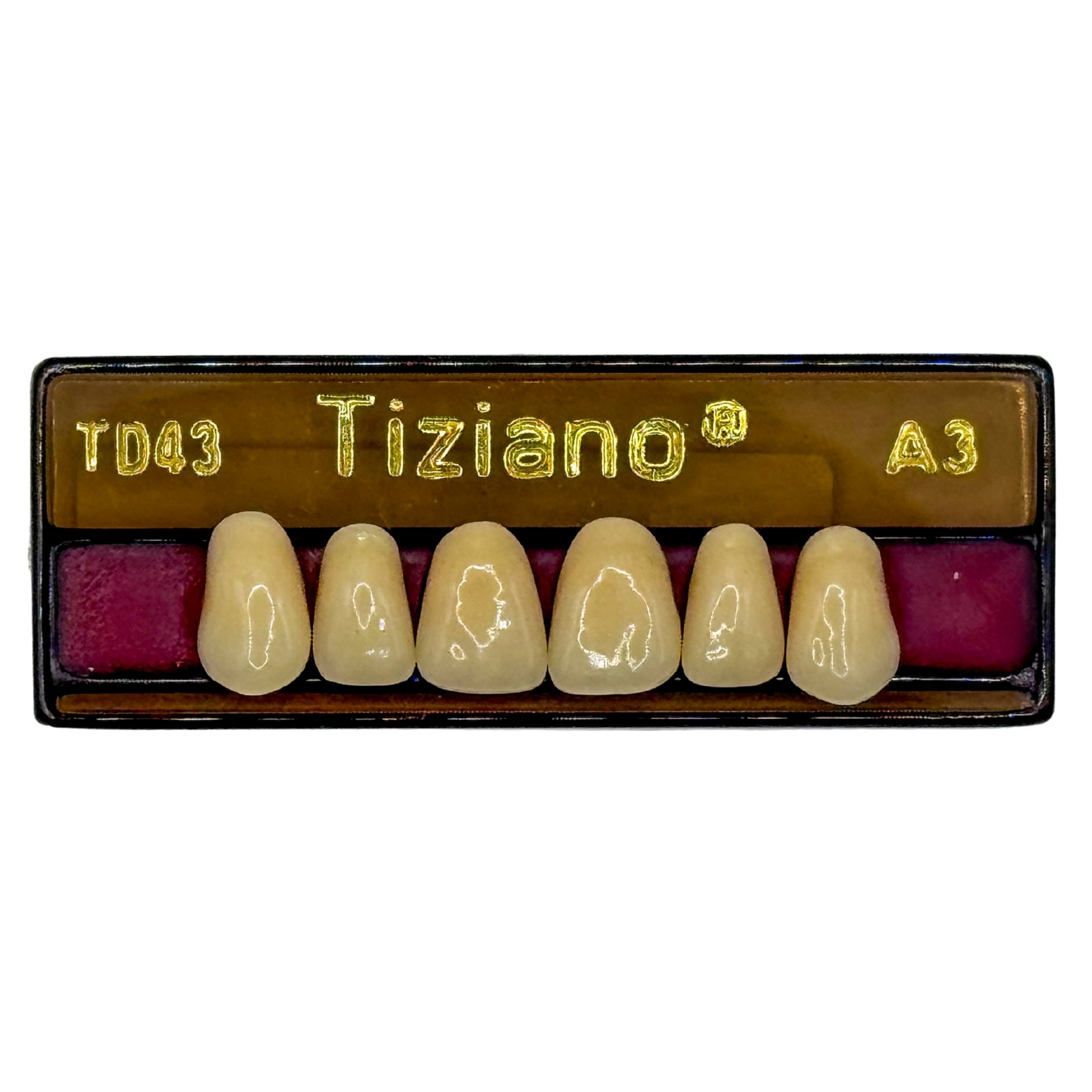Dientes tiziano x 6 sa TD43 col A3