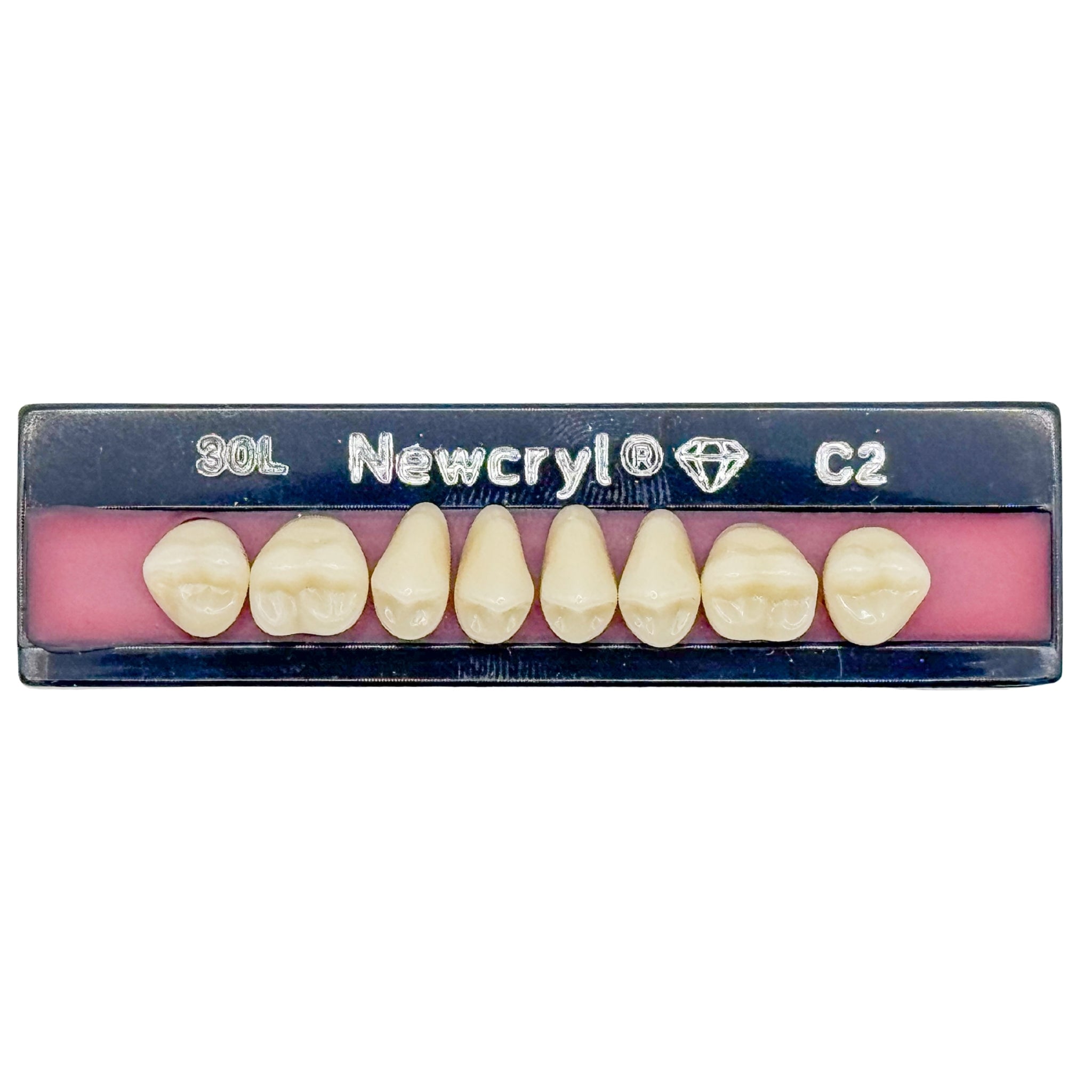 Dientes newcryl x 8 sp 30l col c2
