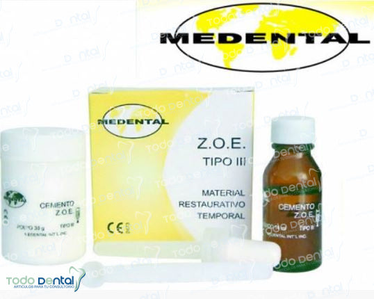 Cemento zoe tipo iii 38 gr 14 ml kit