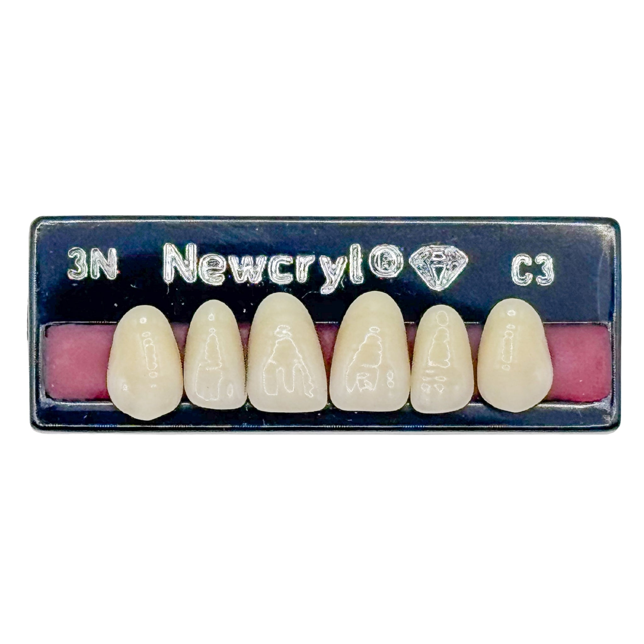 Dientes newcryl x 6 sa 3n col c3