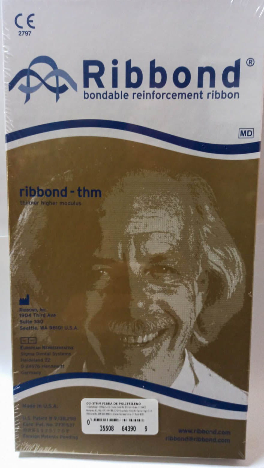 Ribondd Ribbond Kit c/1 tira 3mm, 22cm c/tijeras