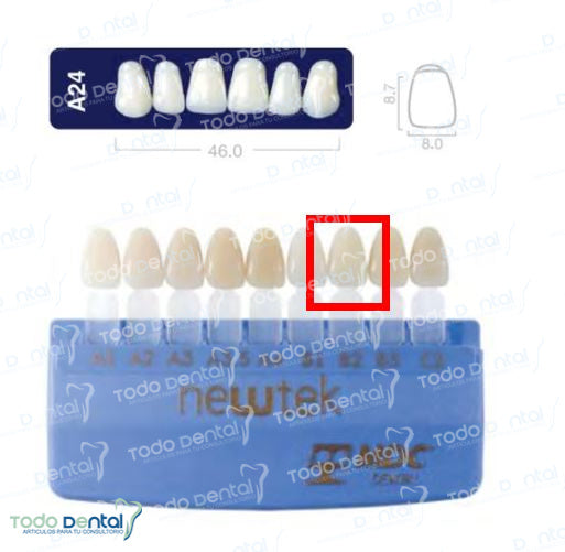 Diente new tek anterior superior