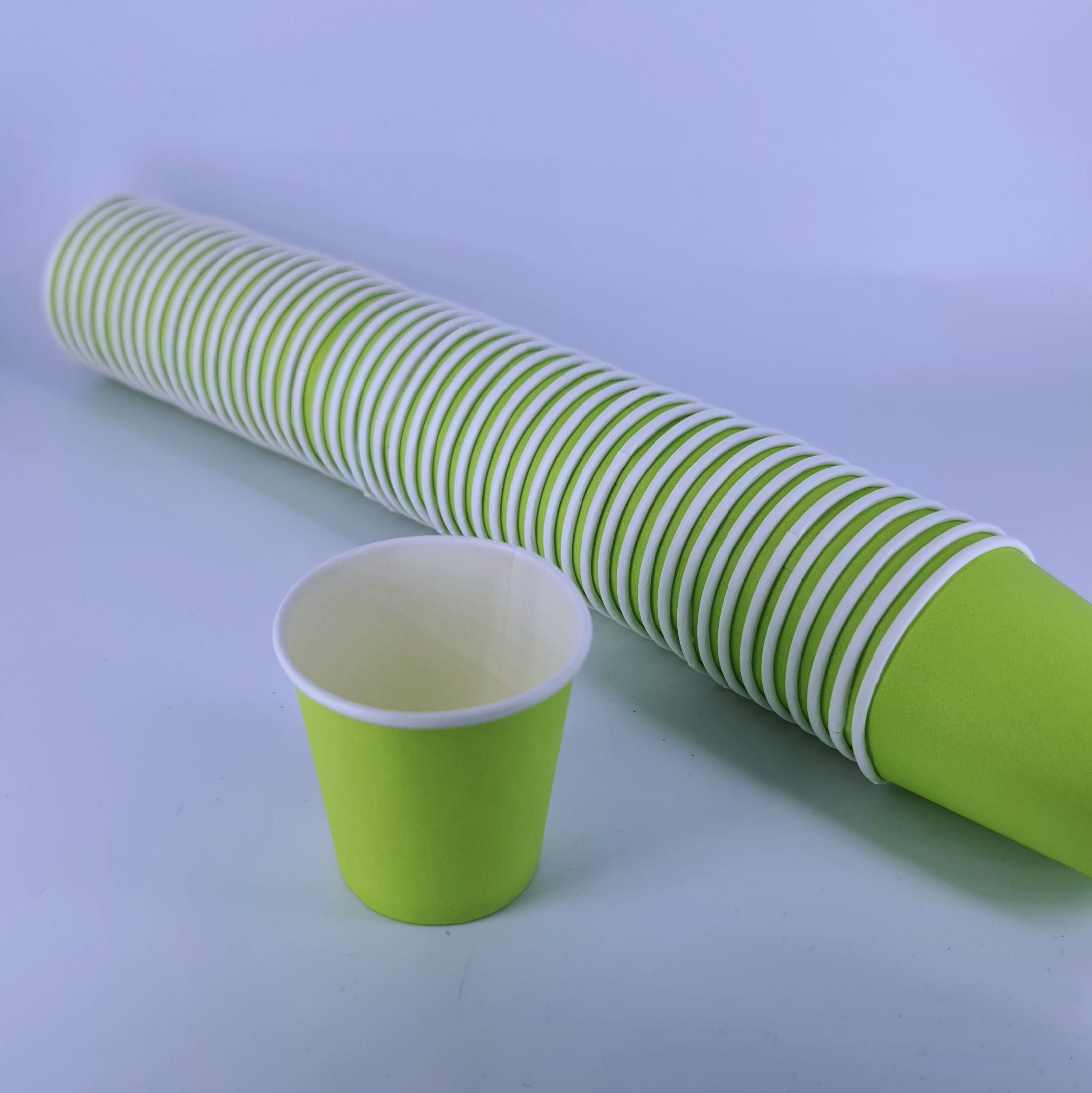 Vaso Dental Verde Limon 2oz Uniseal (50 pzas)