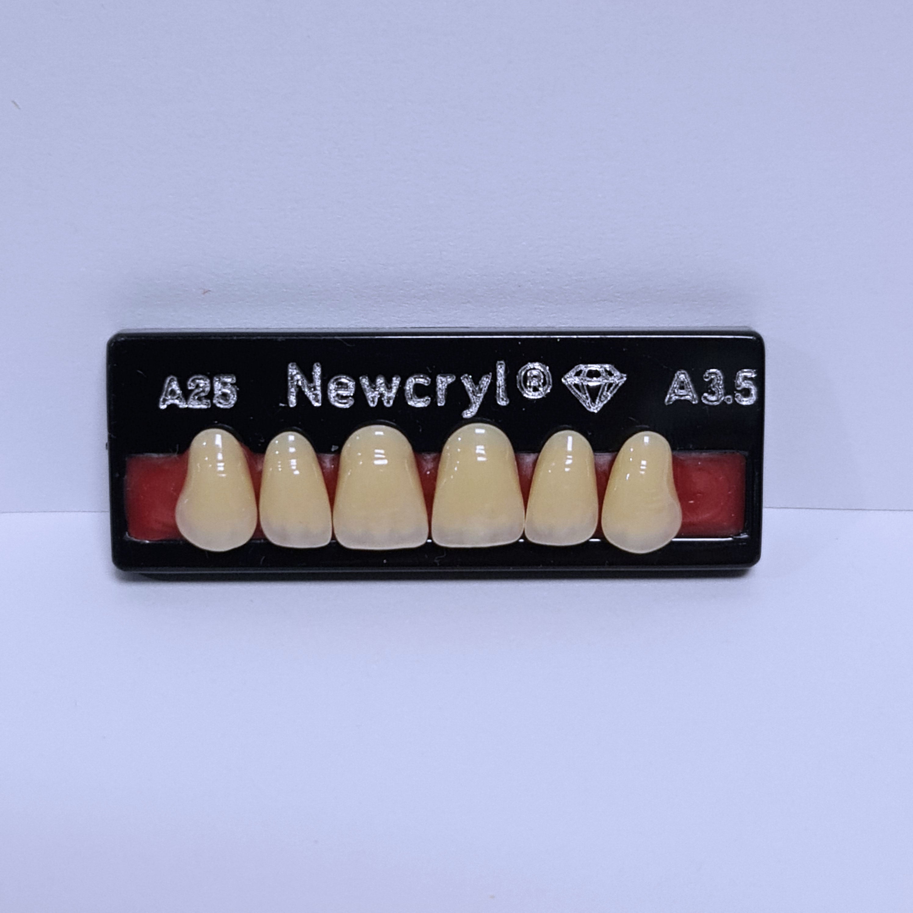 Dientes newcryl x 6 sa a25 col a3.5