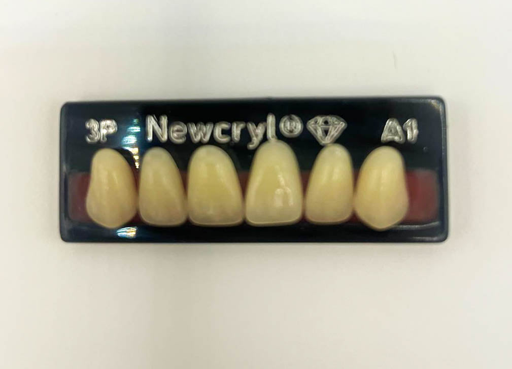 Dientes newcryl x 6 sa 3p col a1