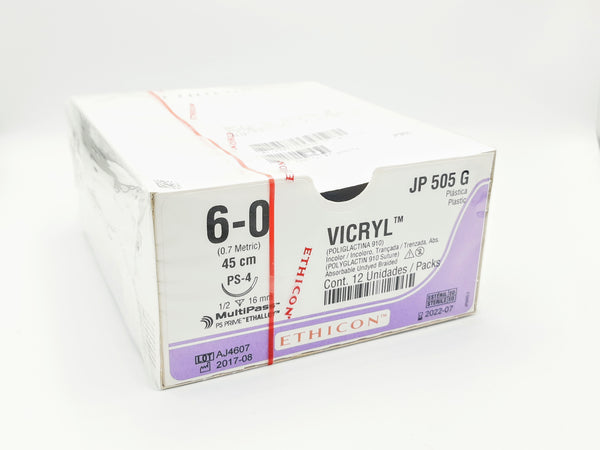 Vicryl 6-0 jp505g ethicon