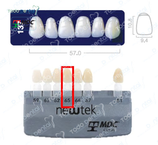 Diente new tek anterior superior