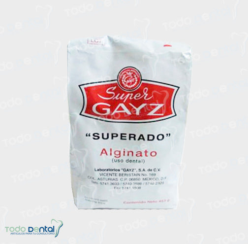 Gayz 453 grs alginato superado, sabor frutas, color rosa