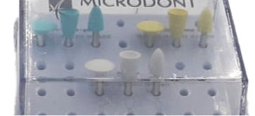 Kit pulido de resina c/9 microdont
