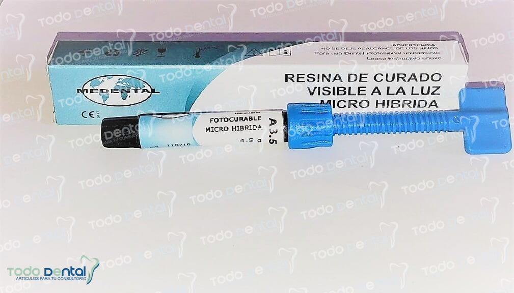 Resina fotocurable jeringa de 4.5 gr