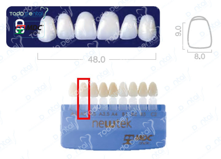 Diente new tek anterior superior