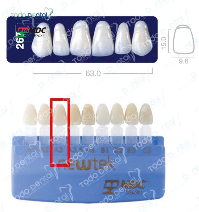 Diente new tek anterior superior