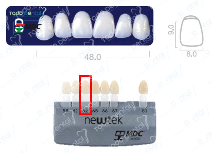 Diente new tek anterior superior