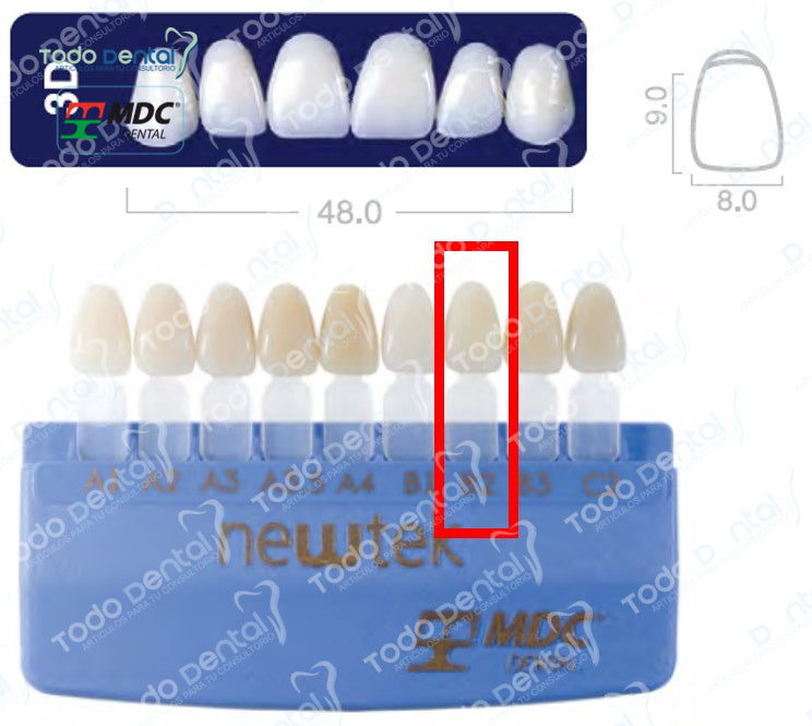 Diente new tek anterior superior