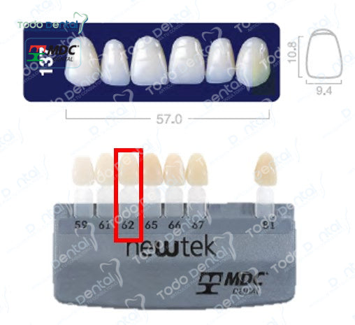 Diente new tek anterior superior