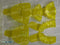 Jgo cucharillas amarillas c/9 plastico economicas