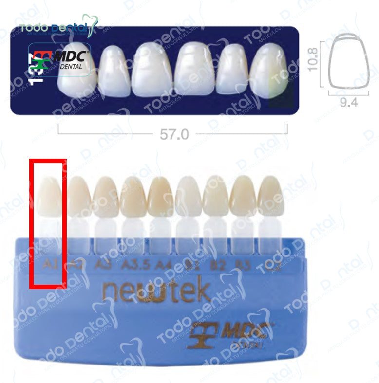 Diente new tek anterior superior