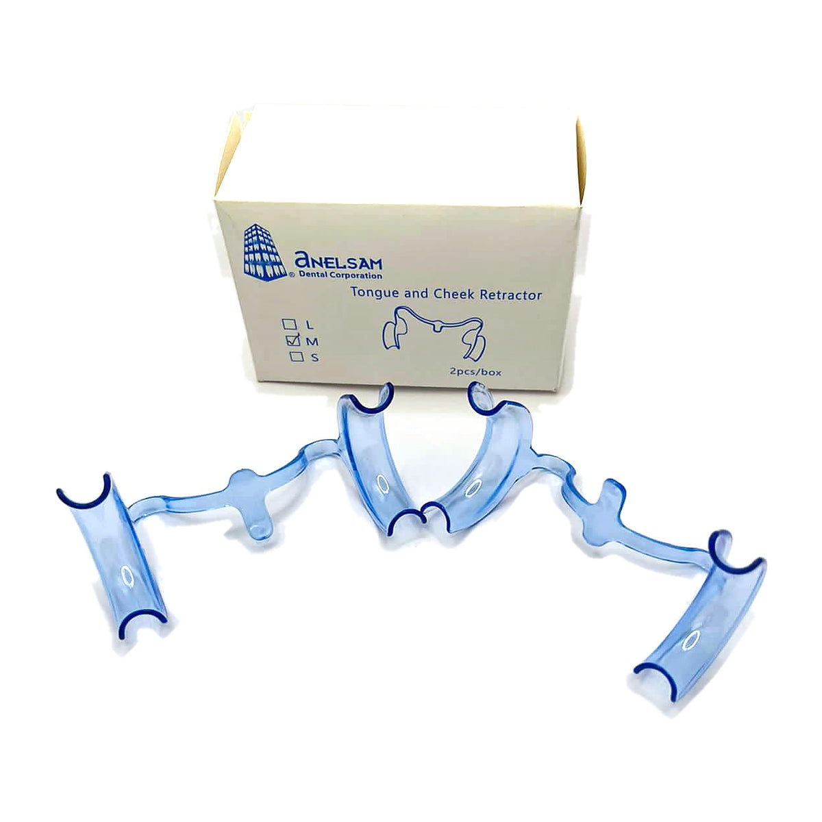 Retractor de carrillo y lengua med. con 2