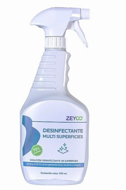 Desinfectante multi superficies zeyco bote atomizador 950ml