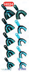 Cucharillas adulto dentado de alum. (jgo. 10 pzas.)