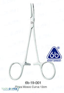 Pinza de mosco curva