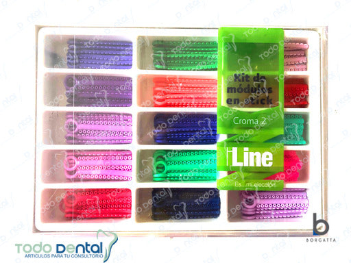 Dentalastic en stick surtido croma 2 caja con 150 bastones ( 3,900 piezas)