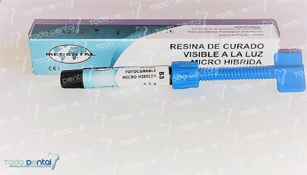Resina fotocurable jeringa de 4.5 gr