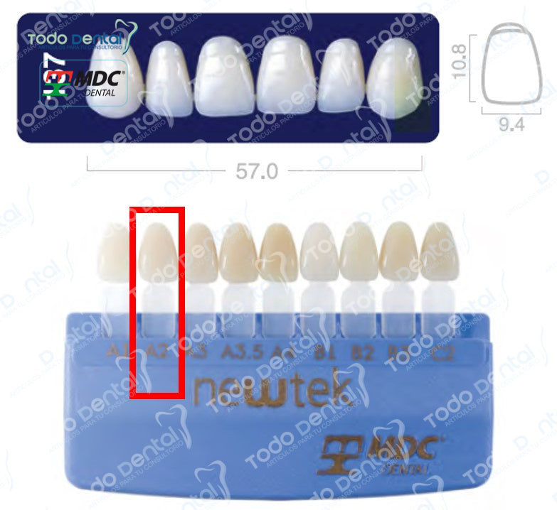 Diente new tek anterior superior