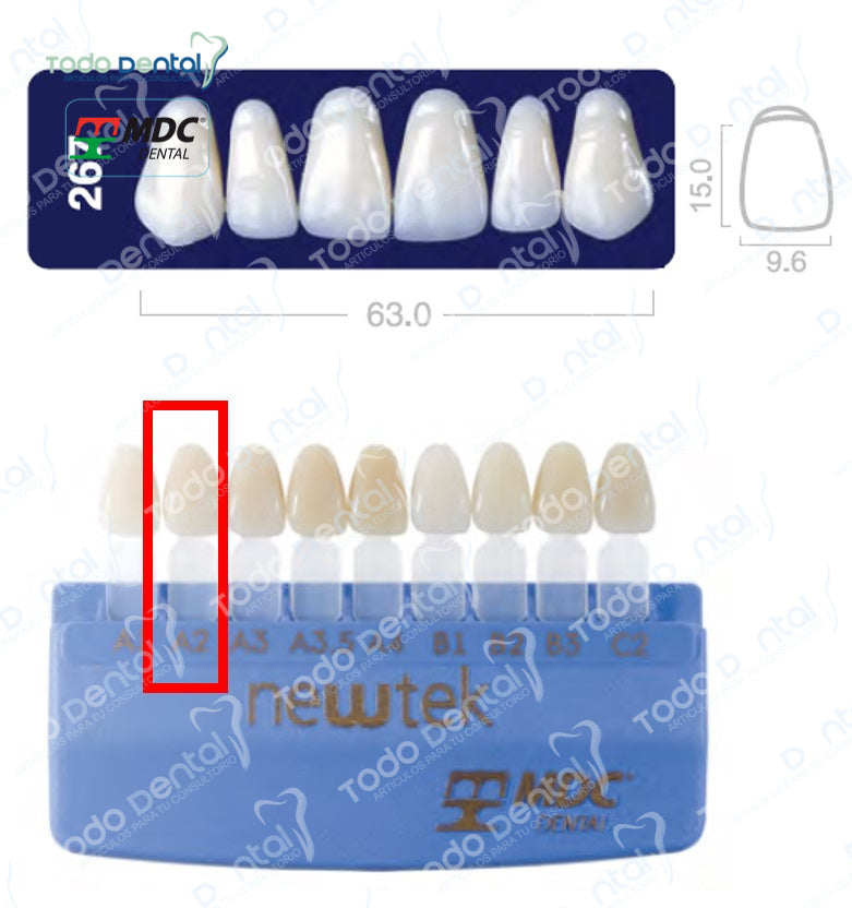 Diente new tek anterior superior